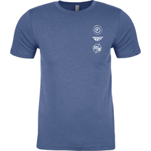 Fly Atom Tee Cool Blue Heather 2x