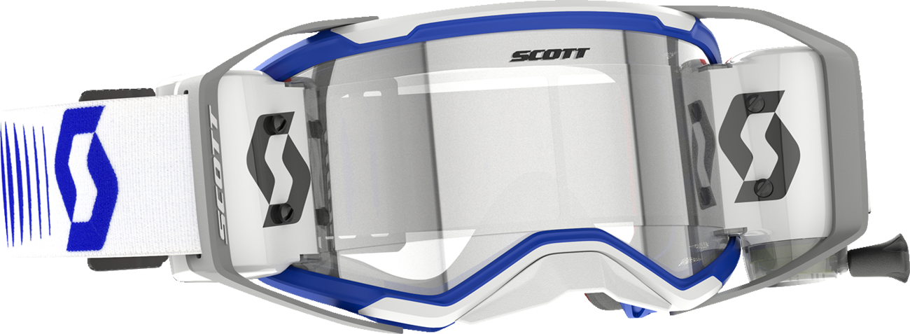 SCOTT Prospect 2.0 WFS Goggle - Roll-Off - Doppler - White/Blue - Clear Lens 4214748208113