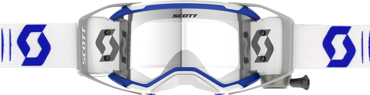SCOTT Prospect 2.0 WFS Goggle - Roll-Off - Doppler - White/Blue - Clear Lens 4214748208113