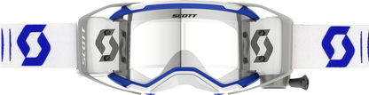 SCOTT Prospect 2.0 WFS Goggle - Roll-Off - Doppler - White/Blue - Clear Lens 4214748208113