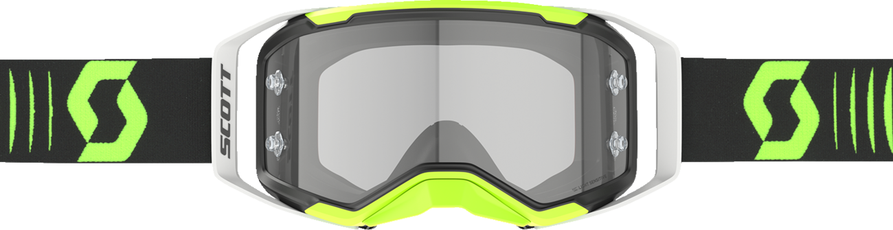 SCOTT Prospect 2.0 Goggle - Doppler - Light Sensitive - Black/Neon Yellow - Gray Lens 4214708209327