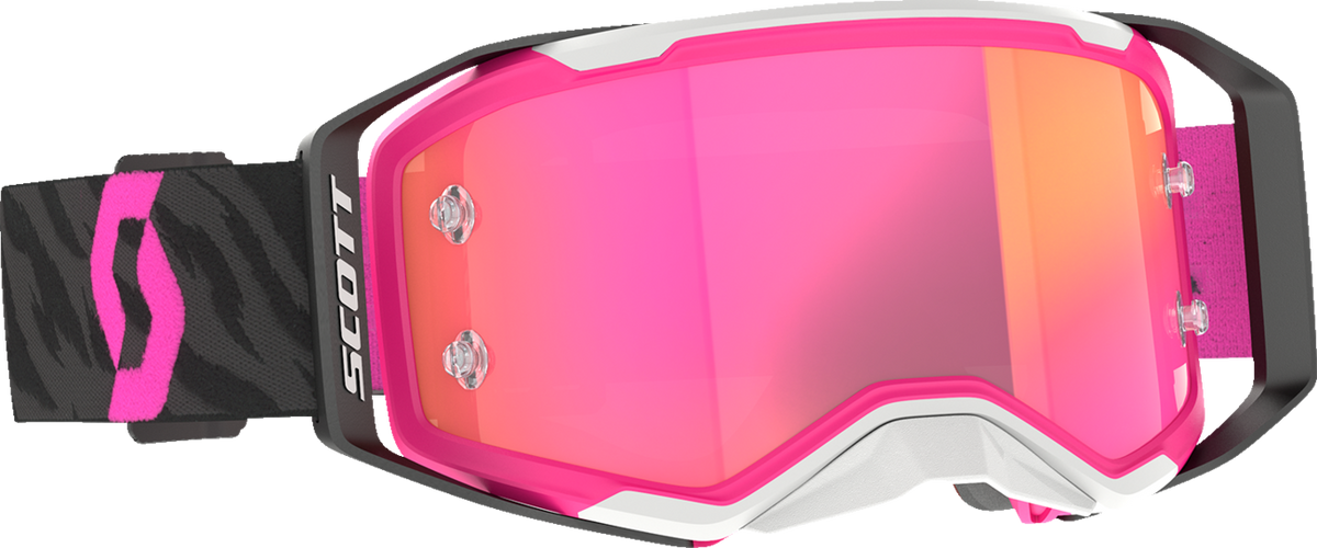 SCOTT Prospect 2.0 Goggle - Zebra - Black/Pink - Pink Chrome Lens 4214718207340