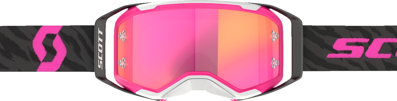 SCOTT Prospect 2.0 Goggle - Zebra - Black/Pink - Pink Chrome Lens 4214718207340