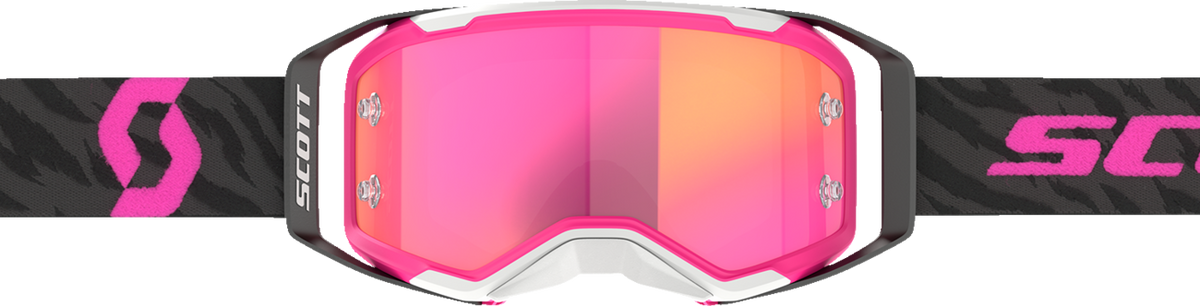 SCOTT Prospect 2.0 Goggle - Zebra - Black/Pink - Pink Chrome Lens 4214718207340