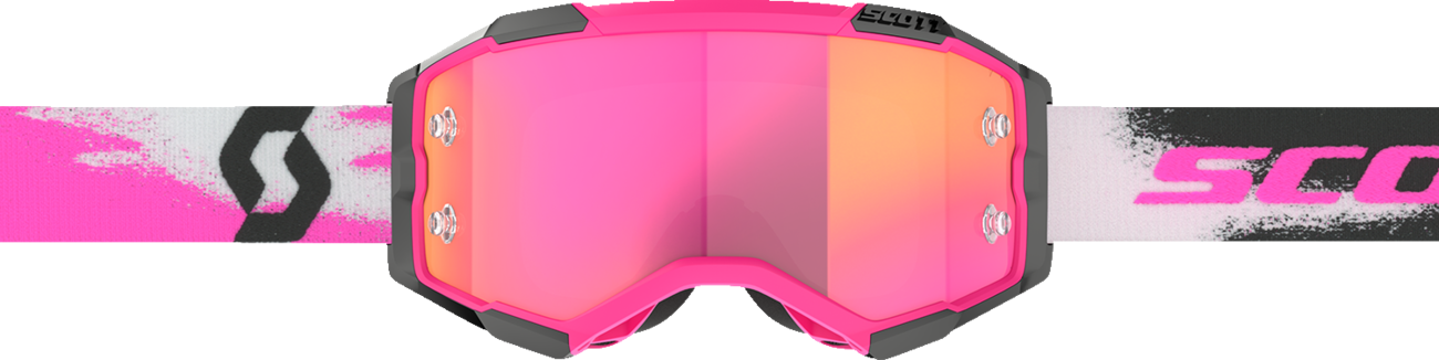 SCOTT Fury Goggle - Pink/Black - Pink Chrome Lens 2728281665340