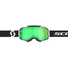 SCOTT Fury Goggle - Black/White - Green Chrome Lens 2728281007279