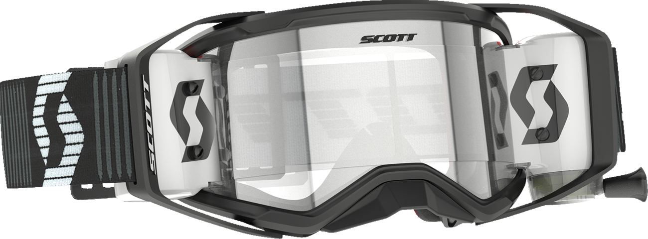 SCOTT Prospect 2.0 WFS Goggle - Roll-Off - Black/White - Clear Lens 4214741007113