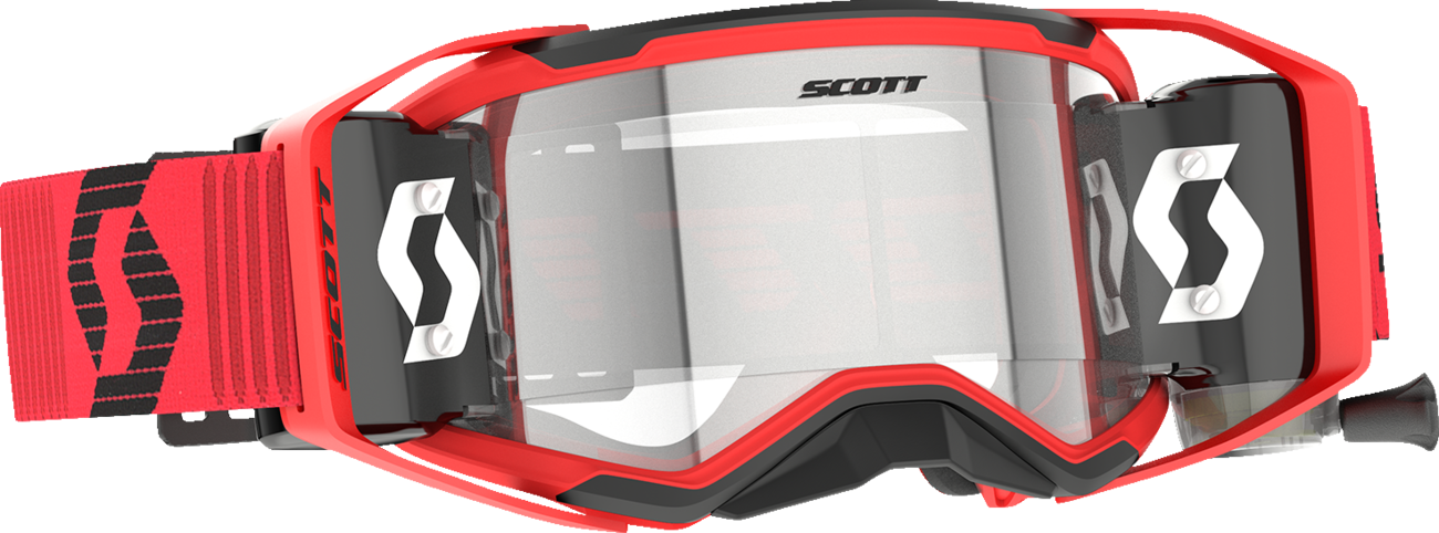 SCOTT Prospect 2.0 WFS Goggle - Roll-Off - Red/Black - Clear Lens 4214741018113