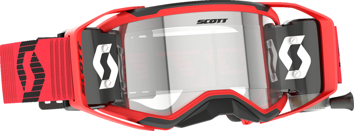 SCOTT Prospect 2.0 WFS Goggle - Roll-Off - Red/Black - Clear Lens 4214741018113