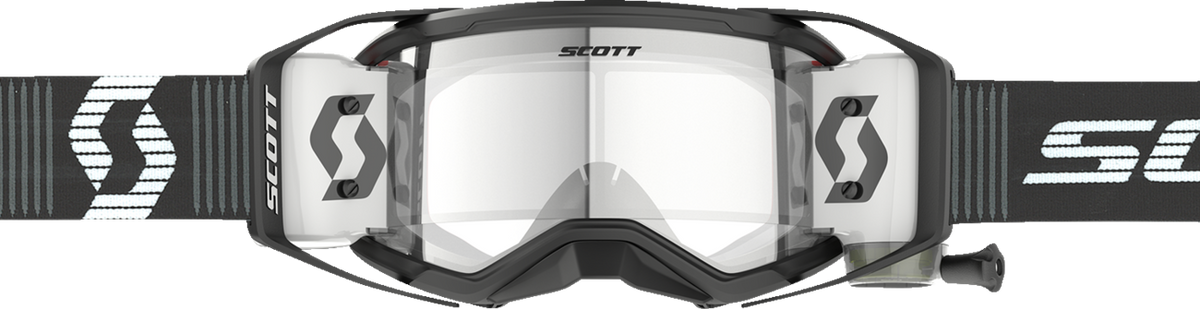 SCOTT Prospect 2.0 WFS Goggle - Roll-Off - Black/White - Clear Lens 4214741007113