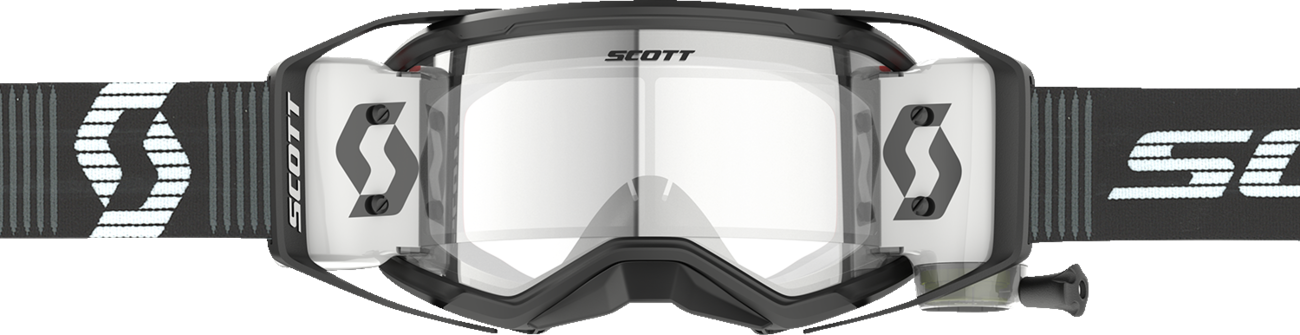 SCOTT Prospect 2.0 WFS Goggle - Roll-Off - Black/White - Clear Lens 4214741007113