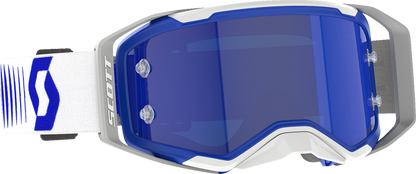 SCOTT Prospect 2.0 Amp Goggle - Doppler - White/Blue - Blue Chrome Lens 4214788208349