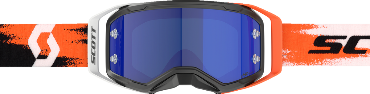 SCOTT Prospect 2.0 Amp Goggle - Black/Neon Orange - Blue Chrome Lens 4214785039349