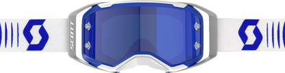 SCOTT Prospect 2.0 Amp Goggle - Doppler - White/Blue - Blue Chrome Lens 4214788208349