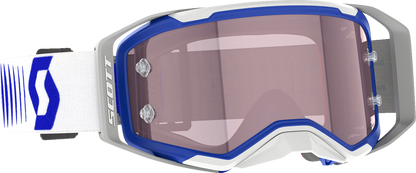SCOTT Prospect 2.0 Amp Goggle - Doppler - White/Blue - Rose Lens 4214698208352