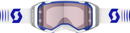 SCOTT Prospect 2.0 Amp Goggle - Doppler - White/Blue - Rose Lens 4214698208352