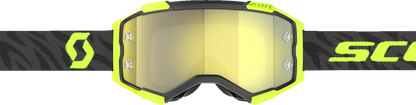 SCOTT Fury Goggle - Zebra - Black/Neon Yellow - Yellow Chrome Lens 2728288206289