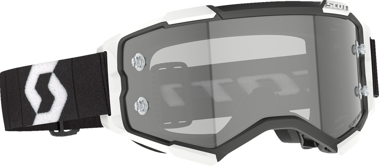 SCOTT Fury Goggle - Light Sensitive - Black/White - Gray Lens 2728271007327