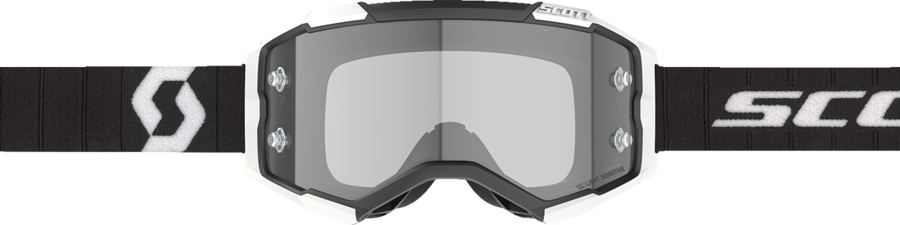 SCOTT Fury Goggle - Light Sensitive - Black/White - Gray Lens 2728271007327