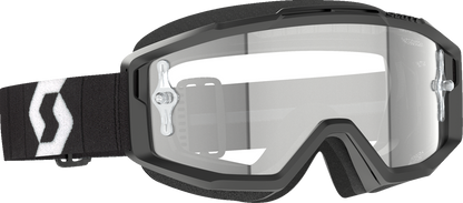 SCOTT Split OTG Goggle - Black/White - Clear Lens 2855371007113