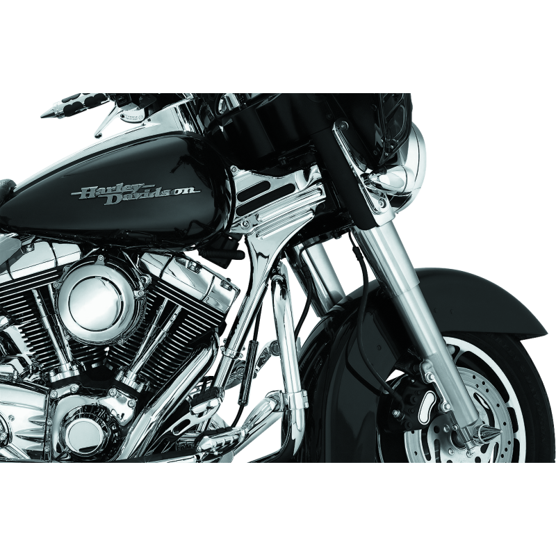 Kuryakyn Deluxe Neck Covers 95-07 Touring Models Chrome
