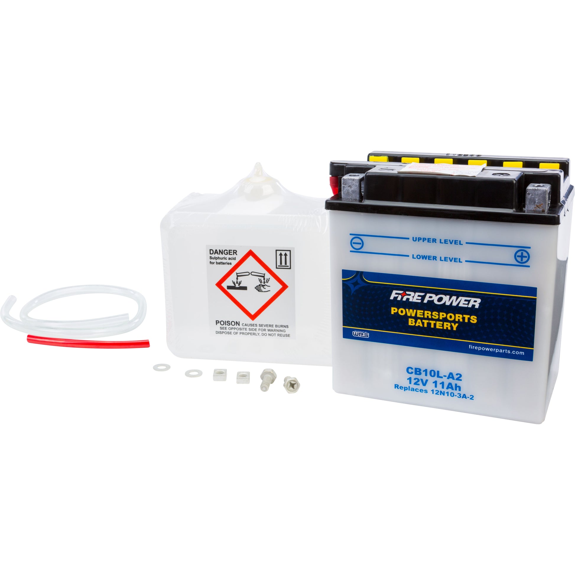 Battery W/Acid Cb10l A2 12v Heavy Duty