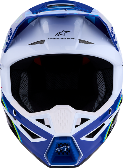 ALPINESTARS SM3 Helmet - Falcon - Blue/White/Black/Pink Fluo - XL 8300927-7347-XL