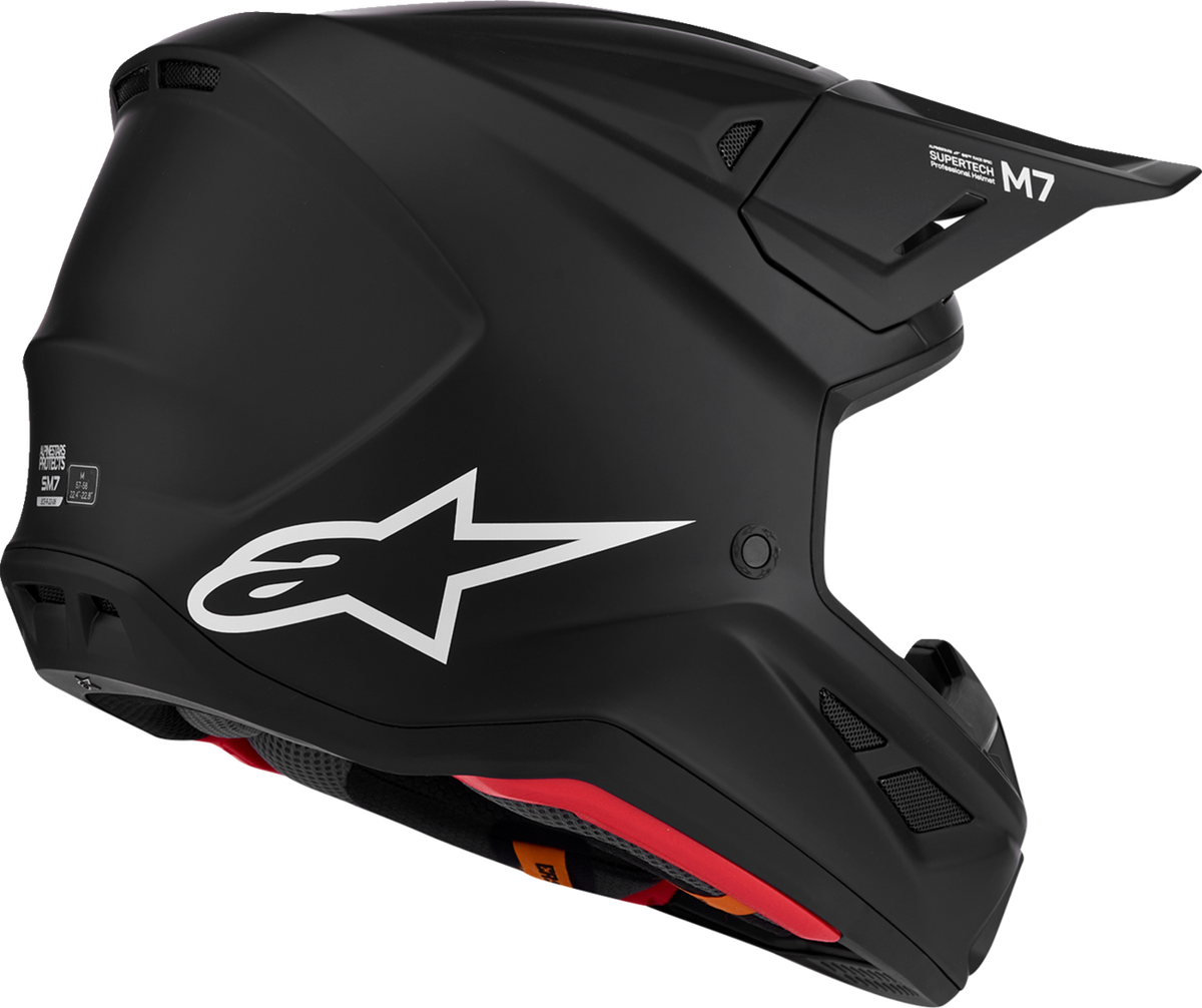 ALPINESTARS SM7 Helmet - Solid - Matte Black - XS 8301426-110-XS