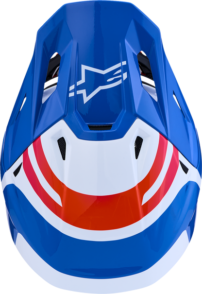 ALPINESTARS SM7 Helmet - Core - White/Blue/Orange/Pink - Small 8301826-2088-S