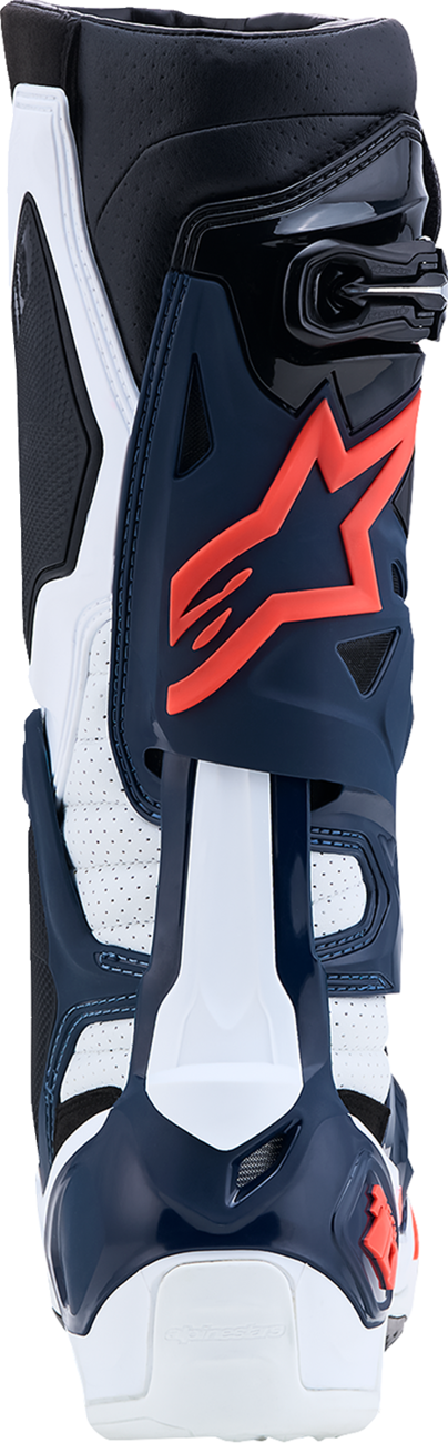 ALPINESTARS Tech 10 Supervented Boots - Dark Blue/White/Black/Fuchsia - US 9 / EU 43 2010520-7337-9
