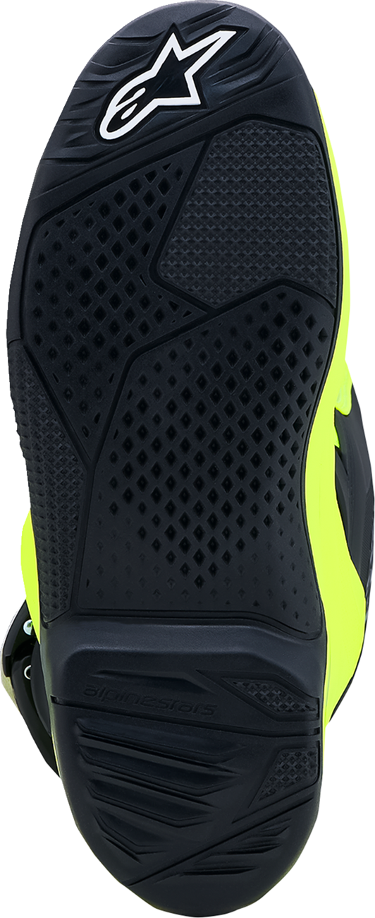 ALPINESTARS Youth Tech 7S Boots - Fluorescent Yellow/Black - US 6 / EU 39 2015017-551-6