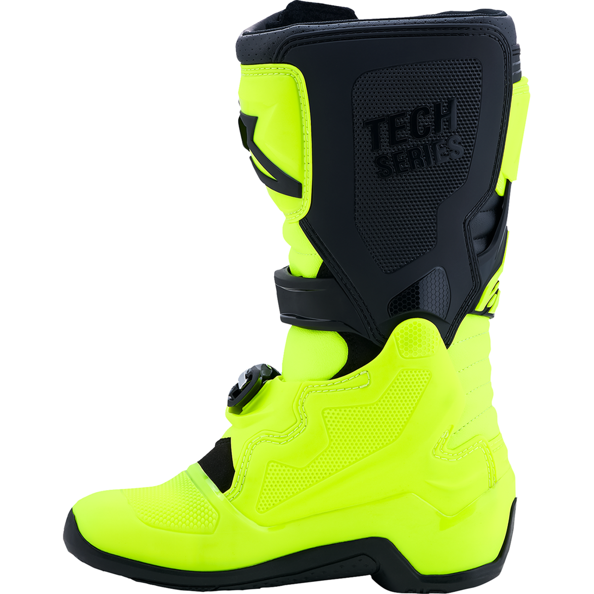 ALPINESTARS Youth Tech 7S Boots - Fluorescent Yellow/Black - US 4 / EU 37 2015017-551-4