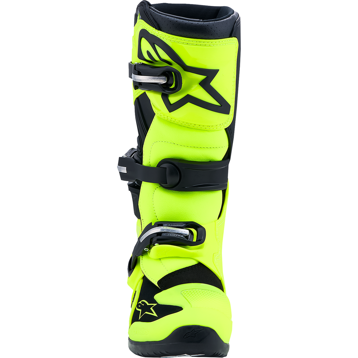ALPINESTARS Youth Tech 7S Boots - Fluorescent Yellow/Black - US 4 / EU 37 2015017-551-4