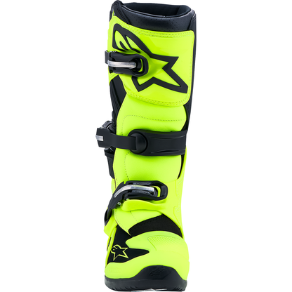 ALPINESTARS Youth Tech 7S Boots - Fluorescent Yellow/Black - US 4 / EU 37 2015017-551-4