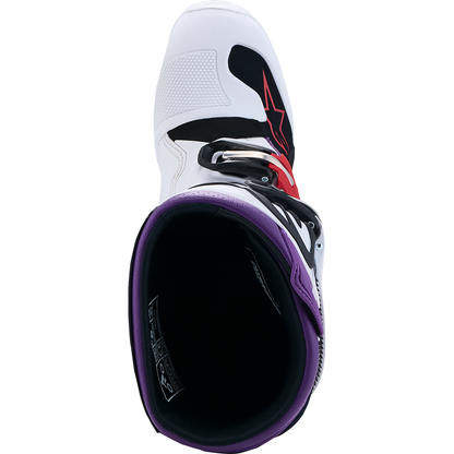 ALPINESTARS Youth Tech 7S Boots - Dark Blue/White/Black/Purple - US 3 / EU 35.5 2015017-7341-3