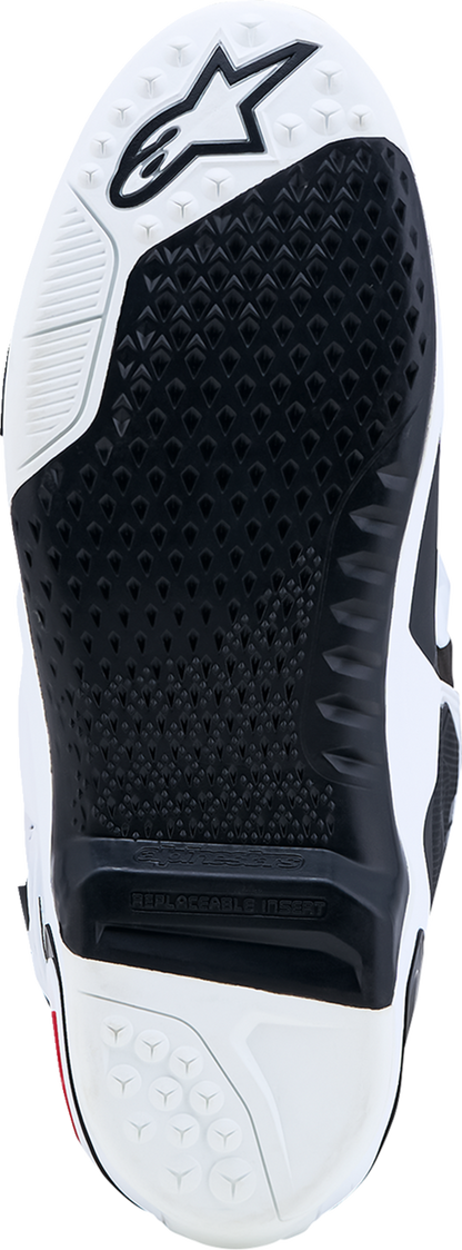 ALPINESTARS Tech 10 Boots - White/Black/Bright Red - US 11 / EU 45.5 2010020-2030-11