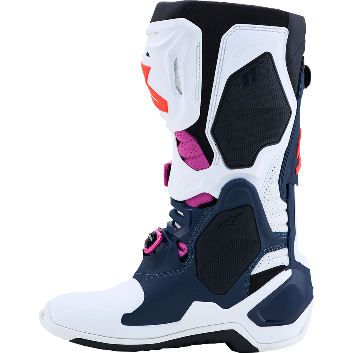 ALPINESTARS Tech 10 Supervented Boots - Dark Blue/White/Black/Fuchsia - US 7 / EU 40.5 2010520-7337-7