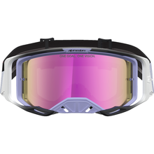 ALPINESTARS GOGGLES Vision 8 Goggle - Maven - Lavender/Black - Pink Mirror Lens 5101627-3234