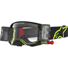 ALPINESTARS GOGGLES Supertech Goggle - Firma - Roll-Off - Black/Yellow Fluo - Clear Lens 5100227-1743