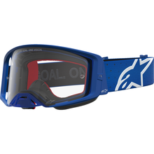 ALPINESTARS GOGGLES Supertech Goggle - Vesta - Blue/White - Clear Lens 5100827-7371