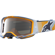 ALPINESTARS GOGGLES Vision 8 Goggle - Maven - Dust Blue/Orange - Silver Mirror Lens 5101627-7366