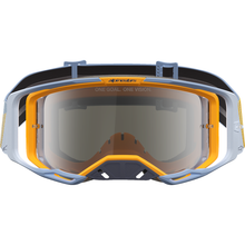 ALPINESTARS GOGGLES Vision 8 Goggle - Maven - Dust Blue/Orange - Silver Mirror Lens 5101627-7366