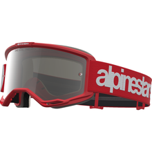 ALPINESTARS GOGGLES Vision 5 Goggle - Hone - Red/White - Silver Mirror Lens 5101827-3237