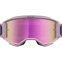 ALPINESTARS GOGGLES Vision 5 Goggle - Rora - Graystone/Old Pink - Pink Mirror Lens 5101927-9356