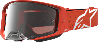 ALPINESTARS GOGGLES Youth Vision Goggle - Vesta - Orange/Silver - Silver Mirror Lens 5140127-4013