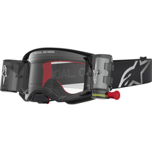 ALPINESTARS GOGGLES Supertech Goggle - Firma - Roll-Off - Black/Silver - Clear Lens 5100227-1742