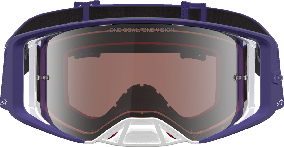 ALPINESTARS GOGGLES Supertech Goggle - Atrox - Silver Mirror Lens 5100327-7354