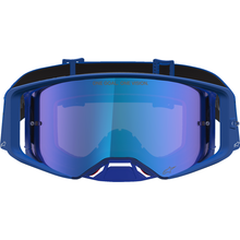 ALPINESTARS GOGGLES Supertech Goggle - Vesta - Blithe BL/White - Blue Mirror Lens 5100727-7353