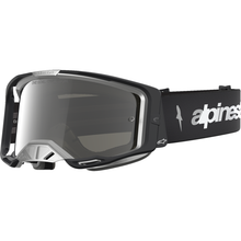 ALPINESTARS GOGGLES Vision 8 Goggle - Amber - Black/Silver - Silver Mirror Lens 5101427-1728