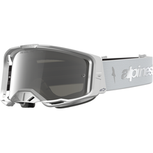 ALPINESTARS GOGGLES Vision 8 Goggle - Amber - White/Silver - Silver Mirror Lens 5101427-2096